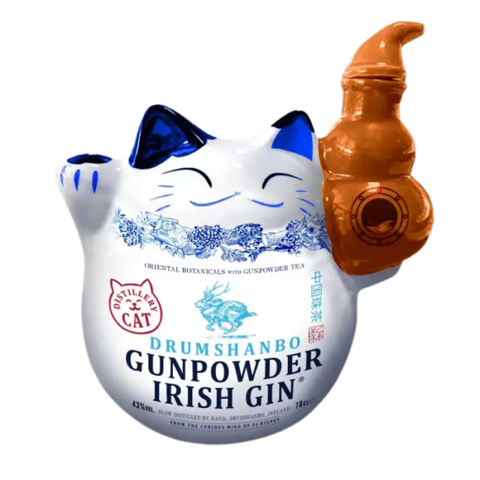 Limited Edition Drumshanbo Gunpowder Irish Gin Distillery Cat (700ML)